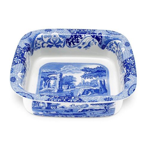Blue Italian Square Dish 1 Blue Italian Square Dish