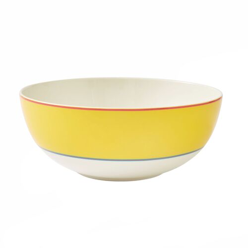 Calypso Serving Bowl 10", Yellow 1 Calypso Serving Bowl 10", Yellow
