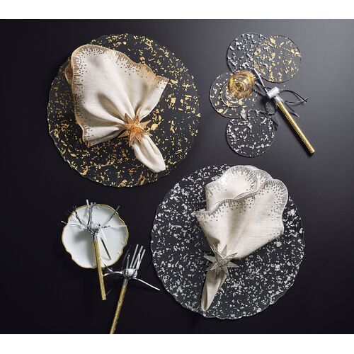 S/6 Stardust Drink Coasters 2 S/6 Stardust Drink Coasters