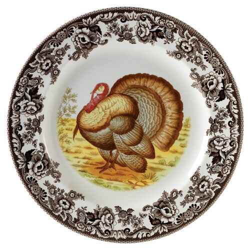 Spode Woodland Dinner Plate 10.5 Inch (Turkey)