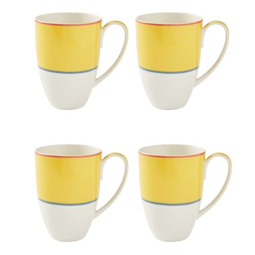 S/4 Calypso Mugs, Yellow