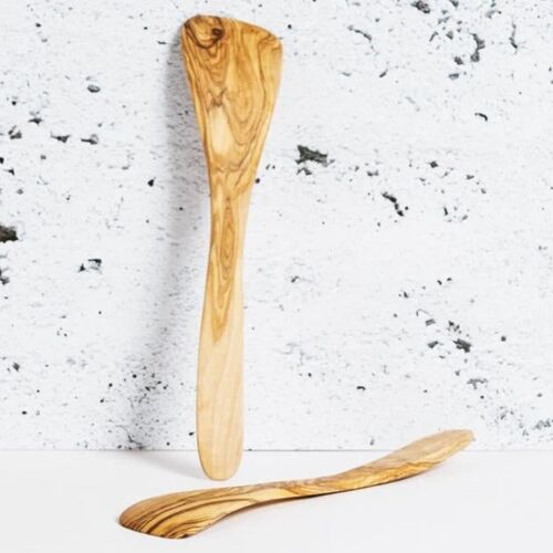 Gharyan Stoneware, Olive Wood Large Spatula 2 Gharyan Stoneware, Olive Wood Large Spatula