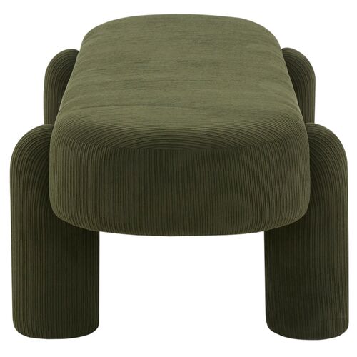 Cambria Corduroy Velvet Accent Bench 4 Cambria Corduroy Velvet Accent Bench