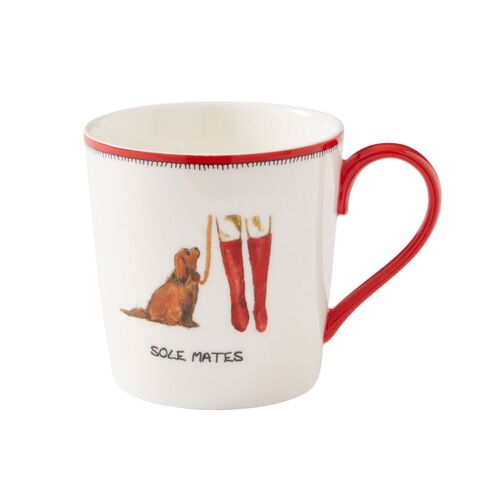 Doodles Sole Mates Mug, White