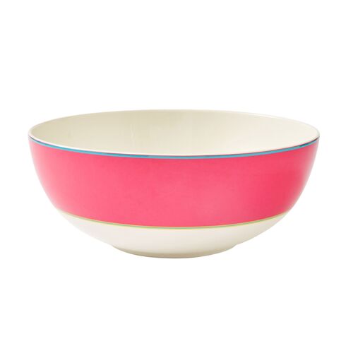 Calypso Serving Bowl, Pink 1 Calypso Serving Bowl, Pink