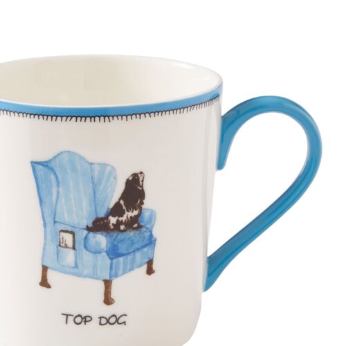 Doodles Top Dog Mug, White 4 Doodles Top Dog Mug, White