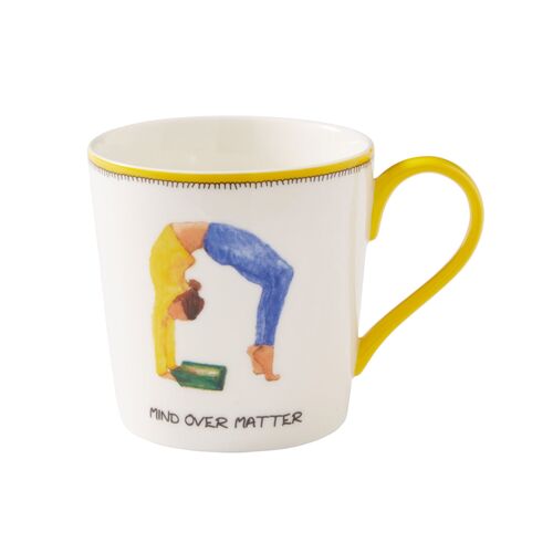 Doodles Mind Over Matter Mug, White 1 Doodles Mind Over Matter Mug, White