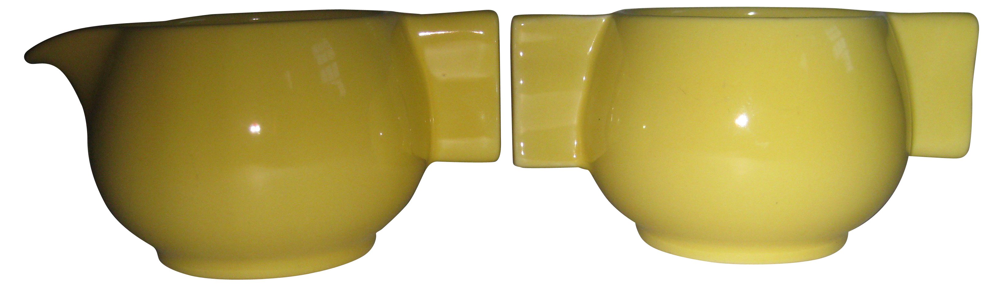 1930s Gladding McBean Sugar & Creamer 6 1930s Gladding McBean Sugar & Creamer