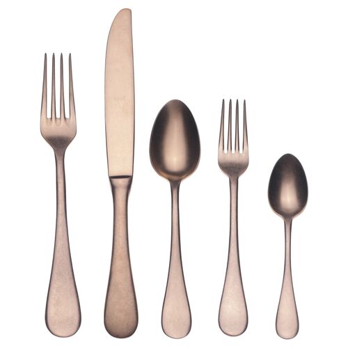 5-Pc Bronzo Place Setting, Bronze 1 5-Pc Bronzo Place Setting, Bronze