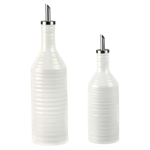 Sophie Conran Oil & Vinegar Set, White