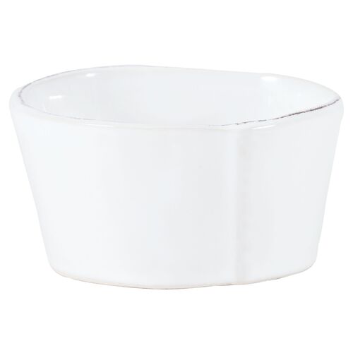 Lastra Condiment Bowl, White 1 Lastra Condiment Bowl, White