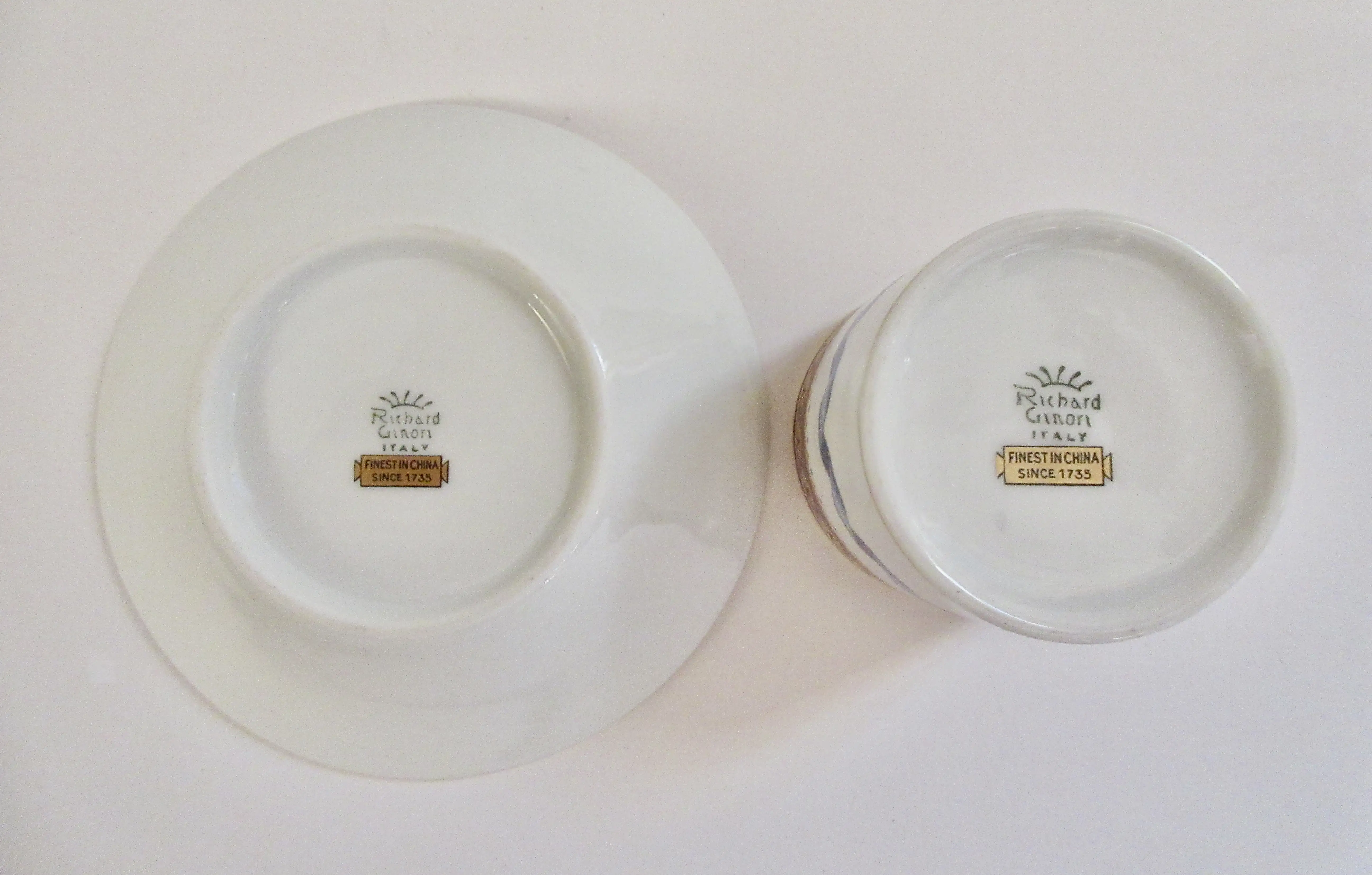 Ginori Villa Borghese Cup & Saucer 6 Ginori Villa Borghese Cup & Saucer