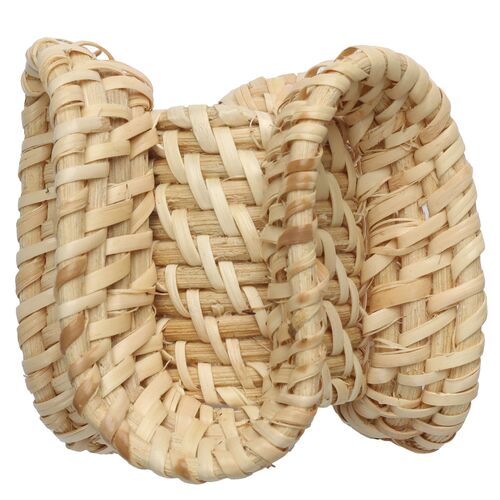 S/4 Ruffle Napkin Rings, Natural 1 S/4 Ruffle Napkin Rings, Natural