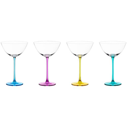 Gala Cocktail Glasses, Set of 4 1 Gala Cocktail Glasses, Set of 4