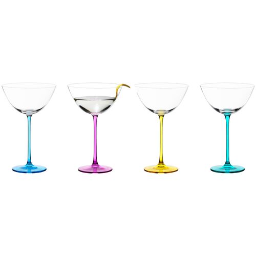 Gala Cocktail Glasses, Set of 4 2 Gala Cocktail Glasses, Set of 4