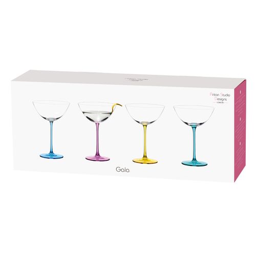 Gala Cocktail Glasses, Set of 4 7 Gala Cocktail Glasses, Set of 4