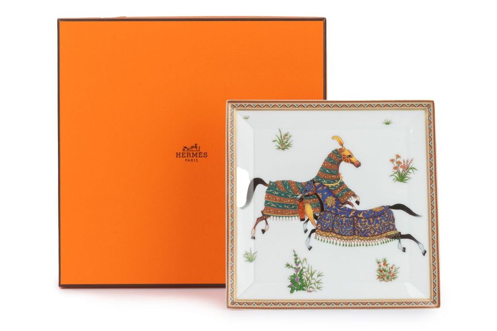 Herm¨¨s Cheval d'Orient Square Dish 1 Herm¨¨s Cheval d'Orient Square Dish