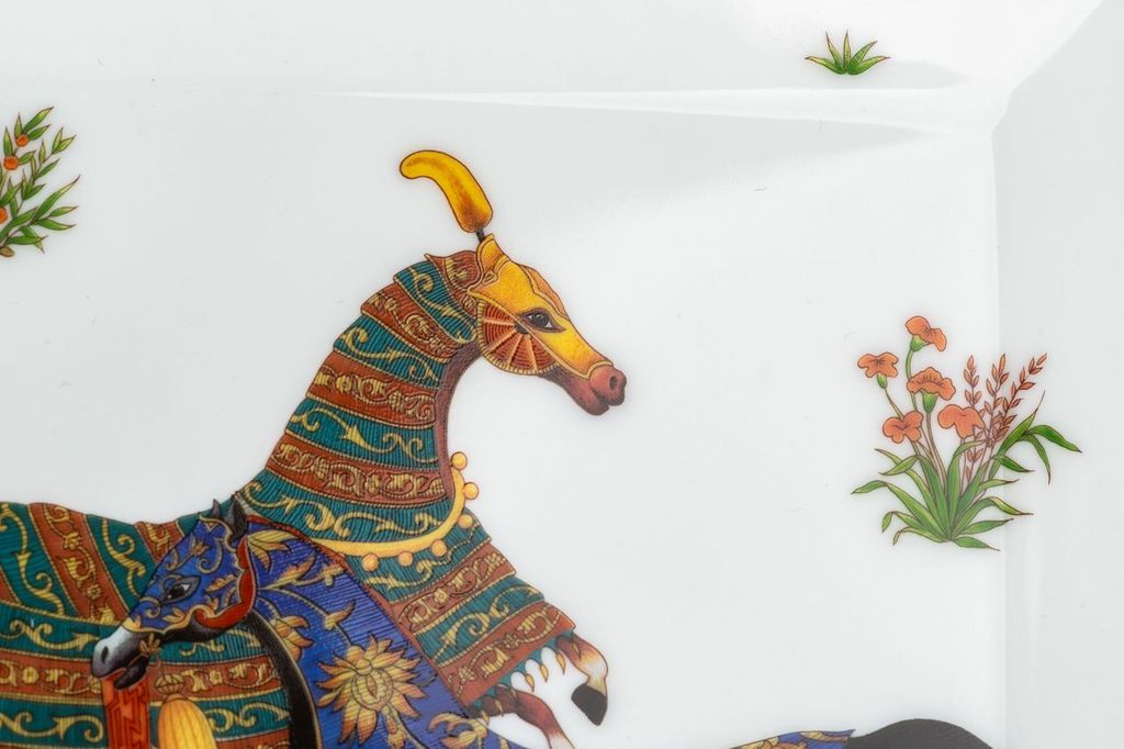 Herm¨¨s Cheval d'Orient Square Dish 4 Herm¨¨s Cheval d'Orient Square Dish