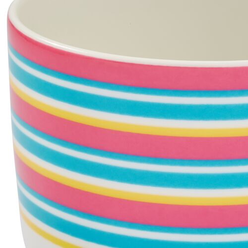 S/4 Calypso Stripe Mugs 4 S/4 Calypso Stripe Mugs