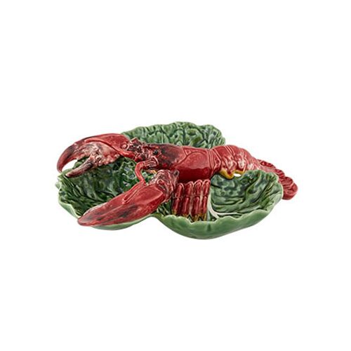 Cabbage with Lobsters Large Apetizer Plate, Multi 1 Cabbage with Lobsters Large Apetizer Plate, Multi