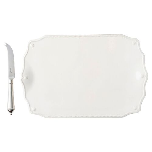 Berry & Thread Serving Set, Whitewash
