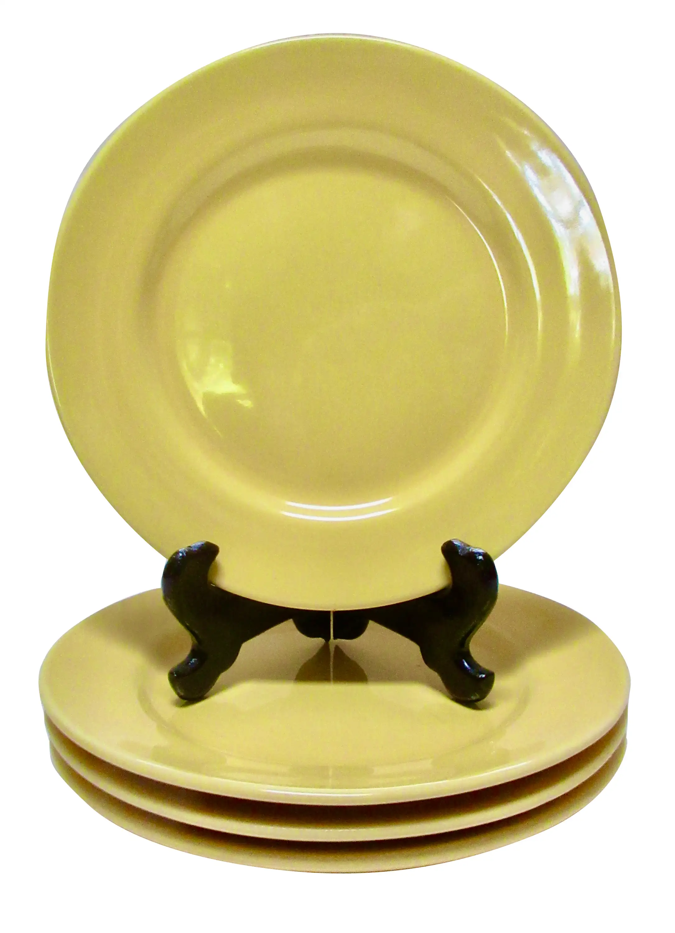 1940s Gladding McBean Canape Plates S/4