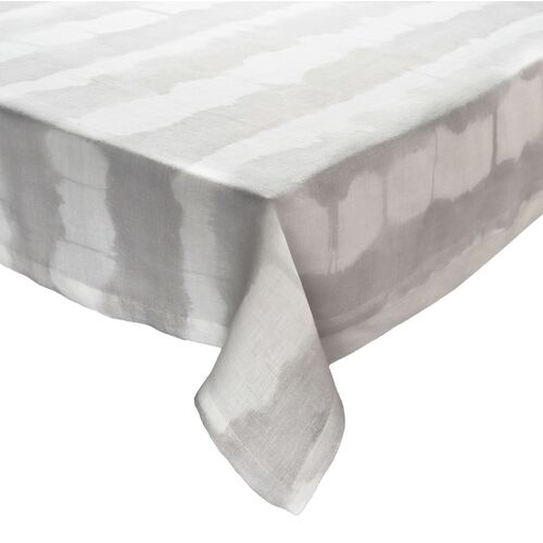 Watercolor Stripe Tablecloth 1 Watercolor Stripe Tablecloth