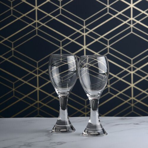 Manhattan White Wine Glasses, Set of 2 4 Manhattan White Wine Glasses, Set of 2
