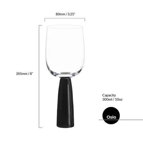 Oslo Wine Glasses, Set of 2 8 Oslo Wine Glasses, Set of 2