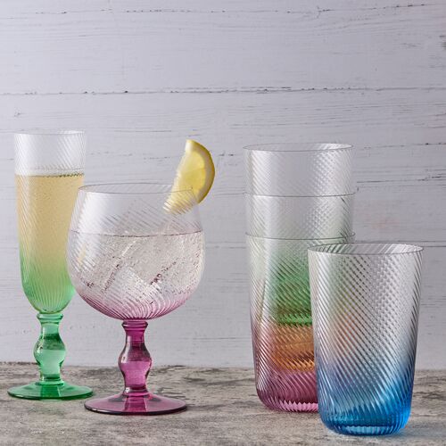 Swirl Gin Glasses, Set of 4 11 Swirl Gin Glasses, Set of 4