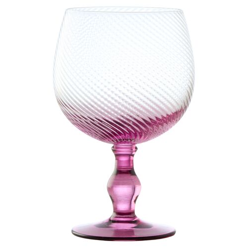 Swirl Gin Glasses, Set of 4 6 Swirl Gin Glasses, Set of 4