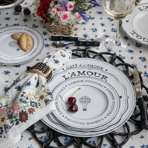 L'Amour Toujours Cocktail Plate 2 L'Amour Toujours Cocktail Plate