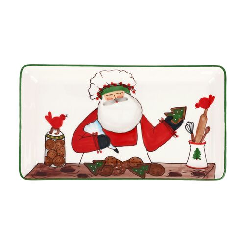 Old St. Nick 2025 Limited Edition Rectangular Platter, Red
