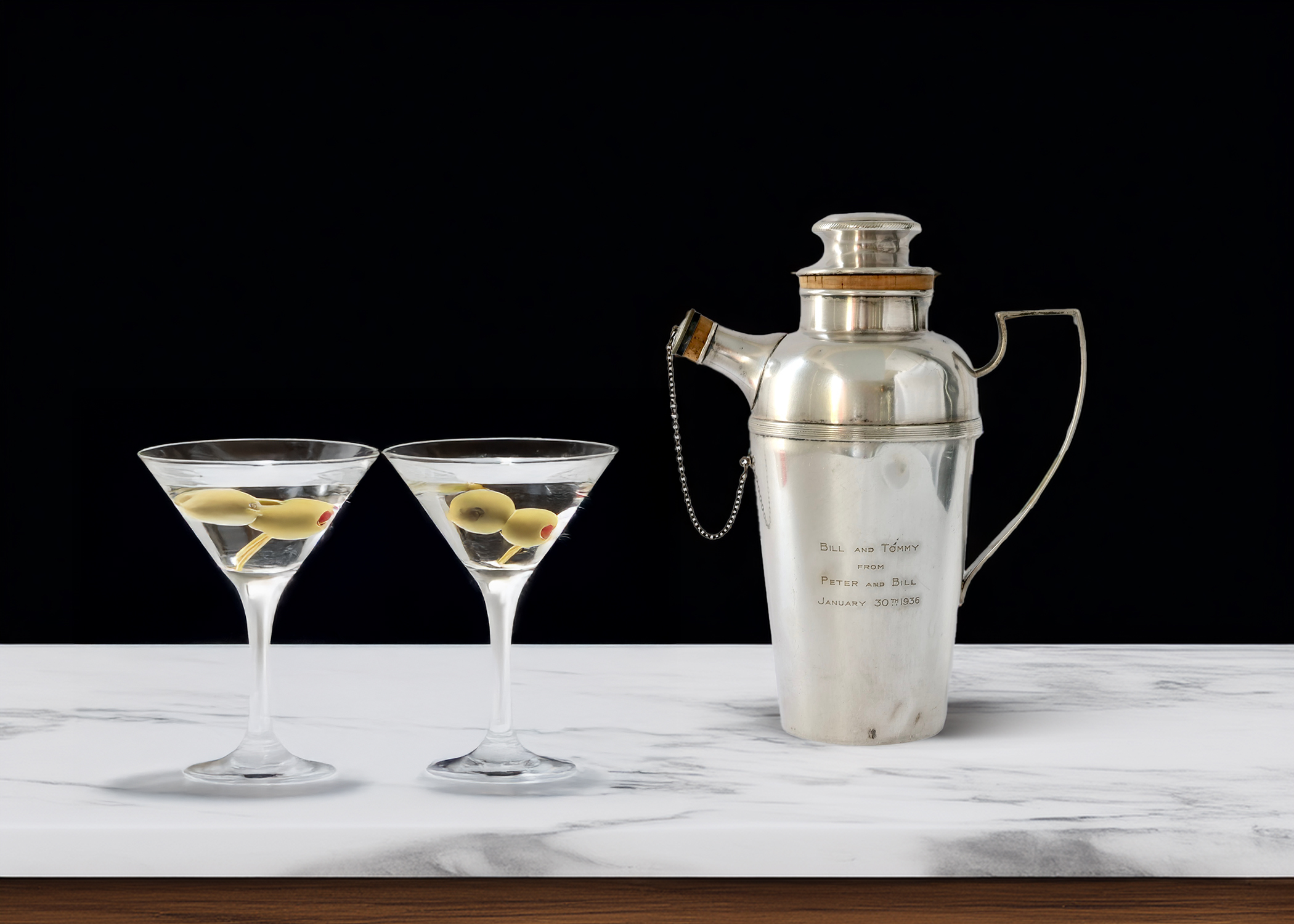 1936 Cocktail Shaker LGBTQ Wedding Gift 2 1936 Cocktail Shaker LGBTQ Wedding Gift