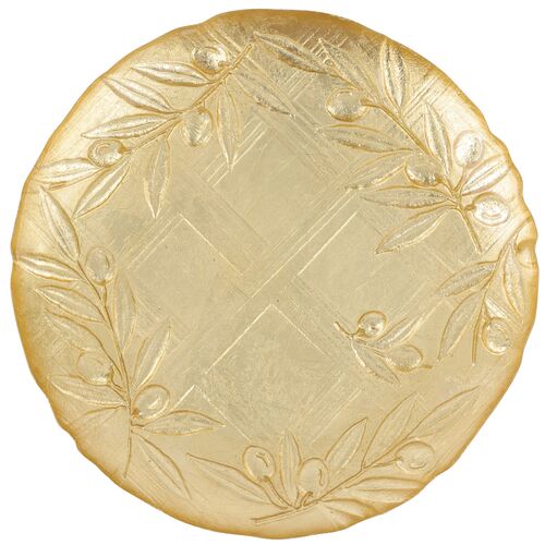 Moon Glass Olive Salad Plate 1 Moon Glass Olive Salad Plate