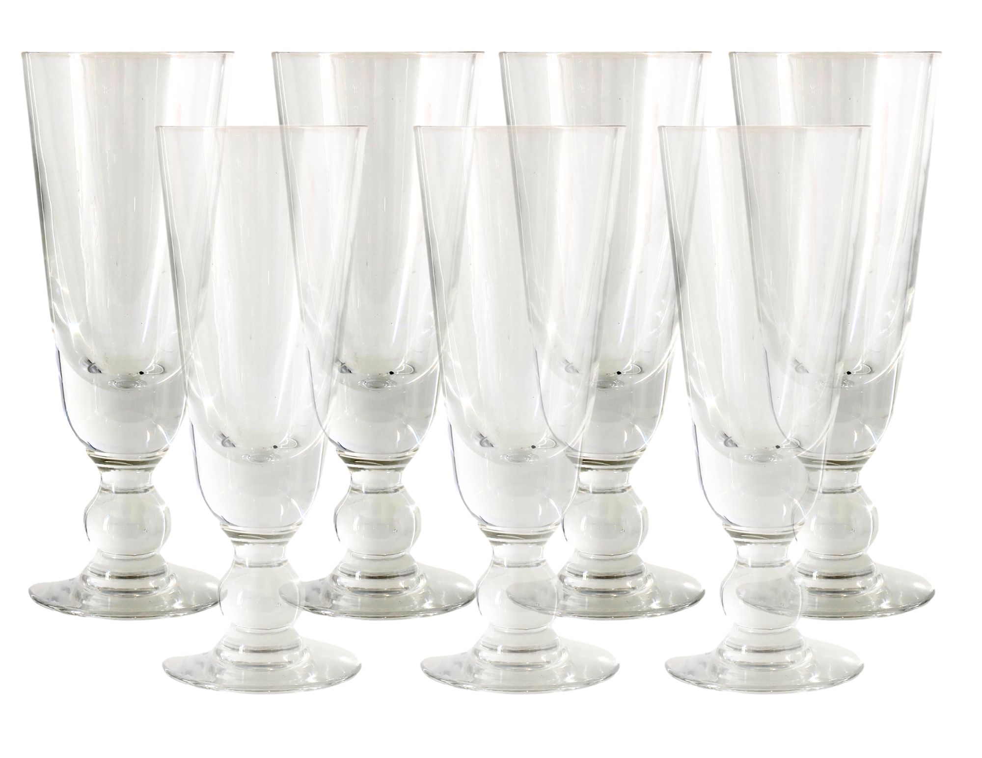 Antique French CafÂ¨Â¦ Bistro Glasses, S/7
