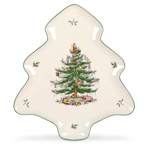 Spode Christmas Tree Shaped Dish