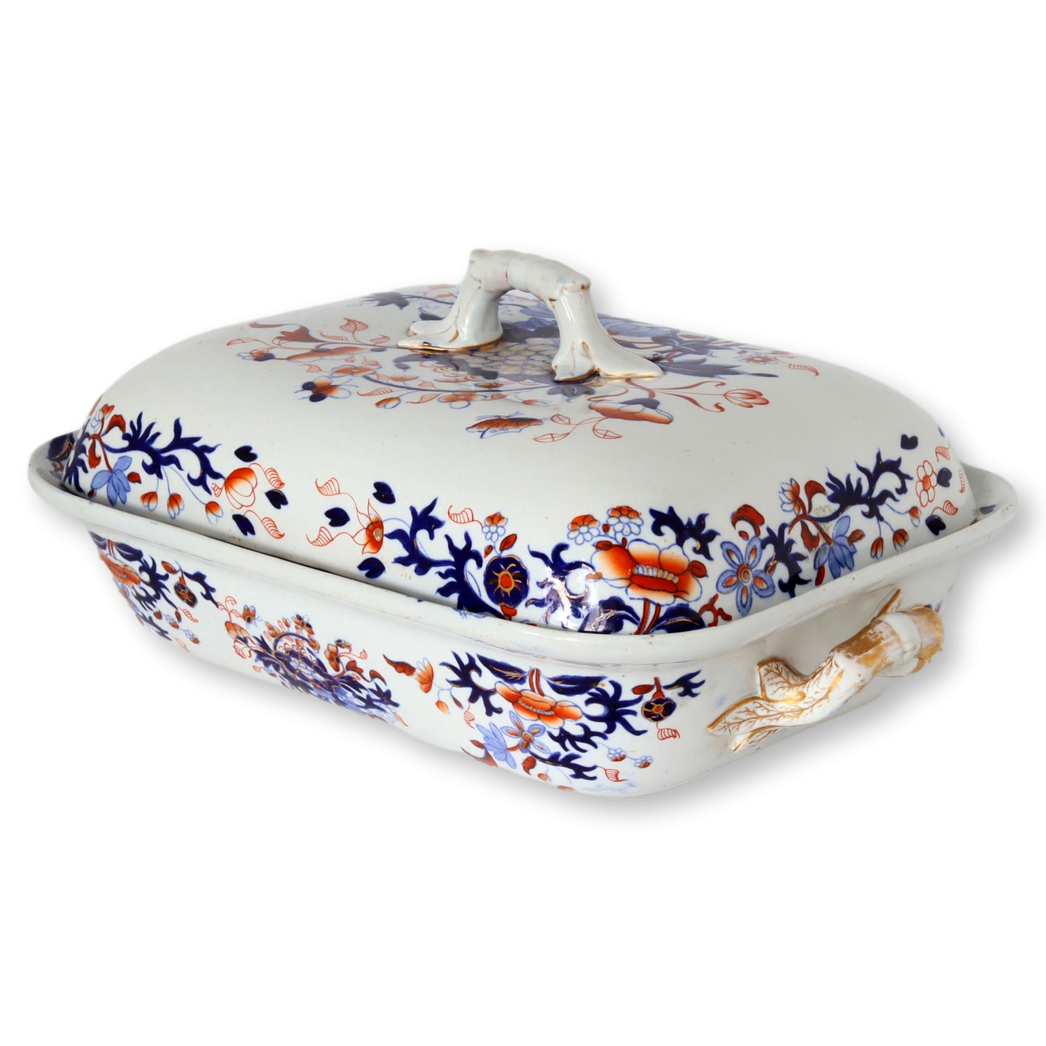 1840s Spode Ironstone Covered Tureen