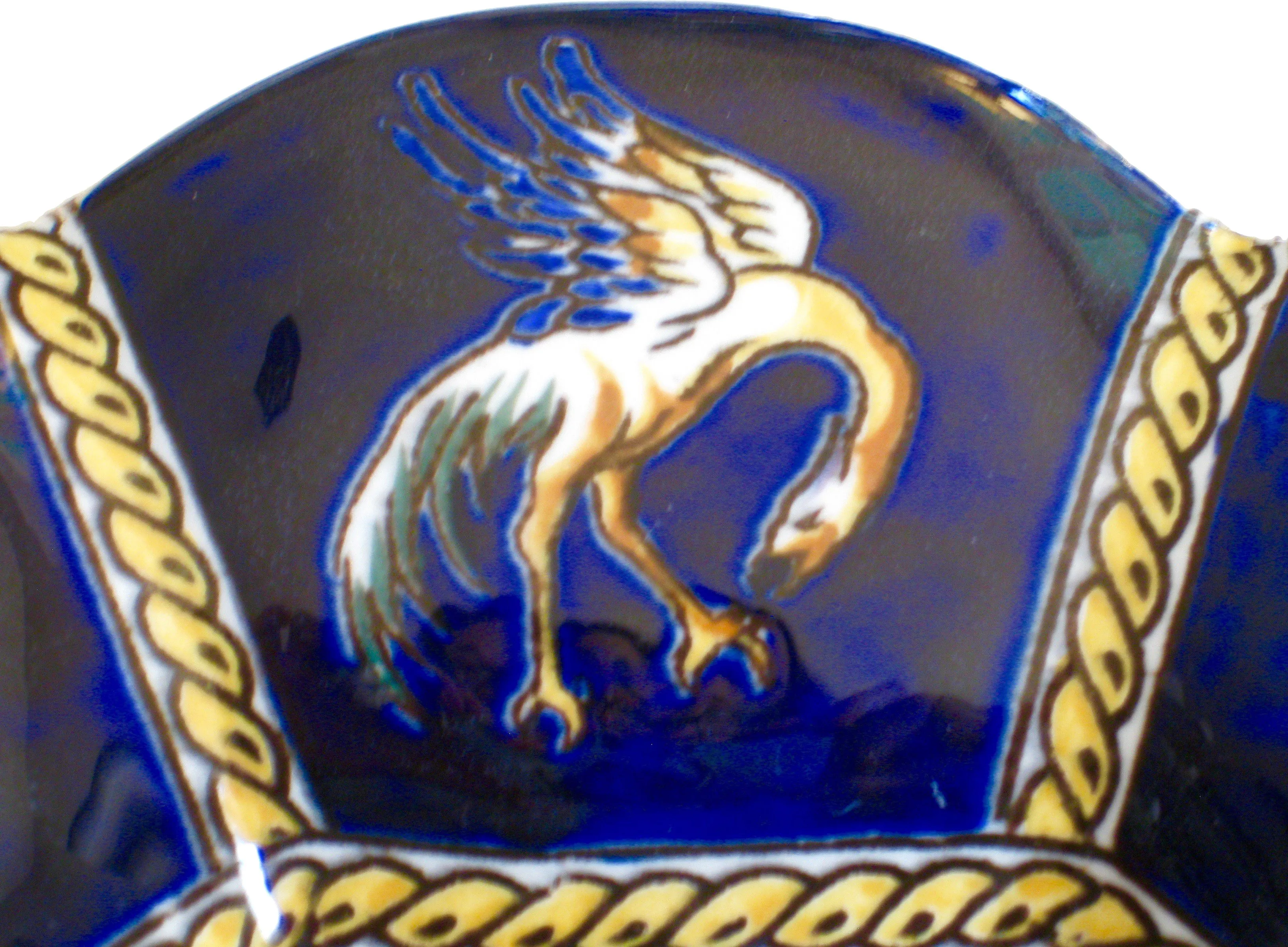 French Faience Lobed Plate 6 French Faience Lobed Plate