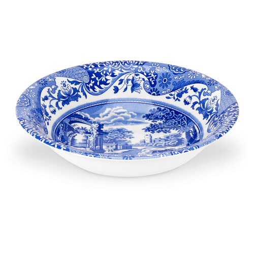 Spode Blue Italian Ascot Cereal Bowl, 8" 1 Spode Blue Italian Ascot Cereal Bowl, 8"