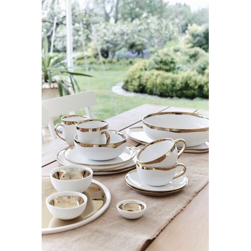 Dauville Serving Bowl, Gold 3 Dauville Serving Bowl, Gold
