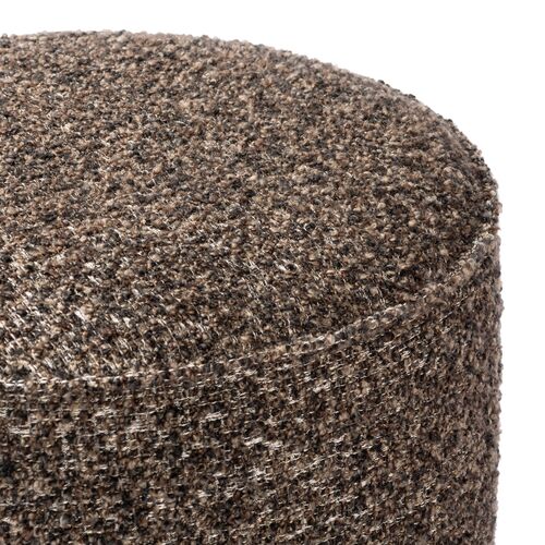 Janessa Round Ottoman, Textured Ivan Granite 5 Janessa Round Ottoman, Textured Ivan Granite