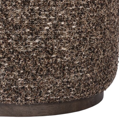 Janessa Round Ottoman, Textured Ivan Granite 6 Janessa Round Ottoman, Textured Ivan Granite