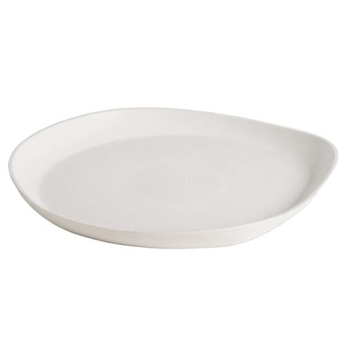 Gharyan Stoneware, Stoneware Round Serving Platter 1 Gharyan Stoneware, Stoneware Round Serving Platter
