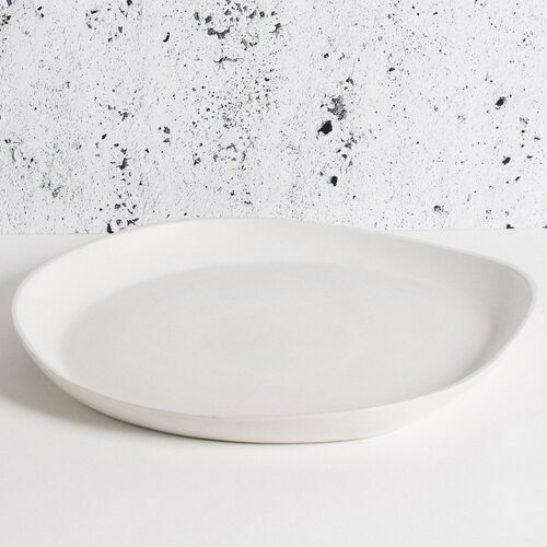 Gharyan Stoneware, Stoneware Round Serving Platter 2 Gharyan Stoneware, Stoneware Round Serving Platter