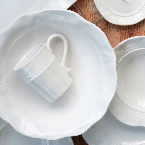 Giorno Medium Serving Bowl, White 2 Giorno Medium Serving Bowl, White