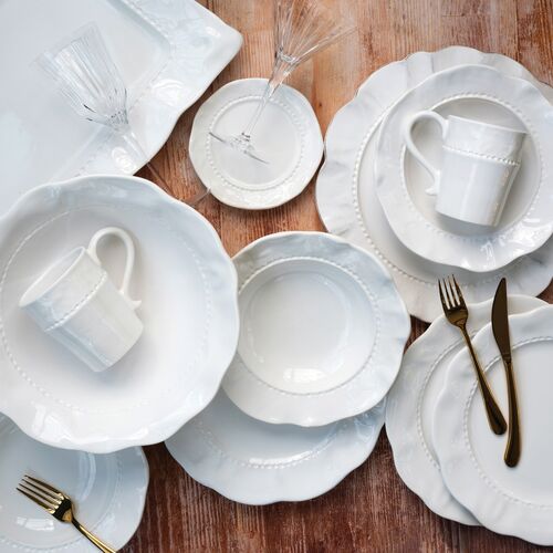 Giorno Medium Serving Bowl, White 3 Giorno Medium Serving Bowl, White