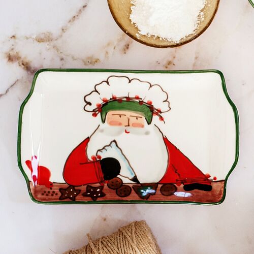 Old St. Nick 2025 Limited Edition Rectangular Plate, Red 2 Old St. Nick 2025 Limited Edition Rectangular Plate, Red