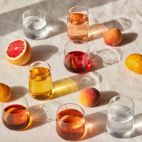 Fleck, Set of 4 Tall Cremini Tumblers 5 Fleck, Set of 4 Tall Cremini Tumblers