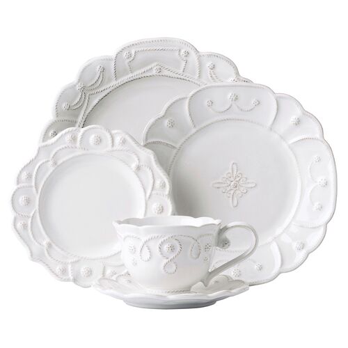 Jardins du Monde Dessert Plate, White 2 Jardins du Monde Dessert Plate, White